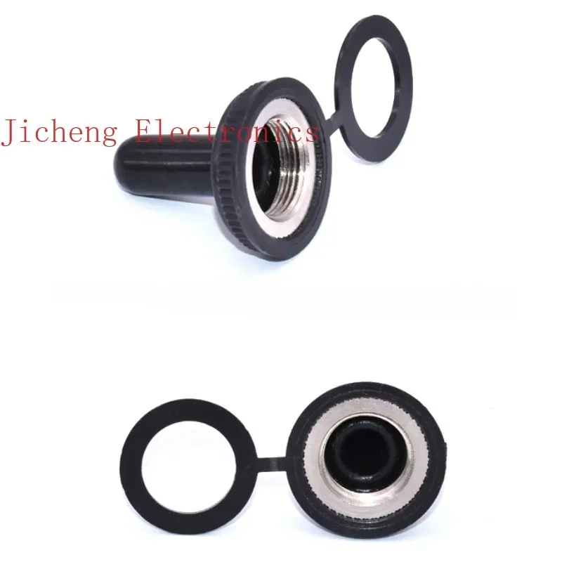

10PCS 12MM button switch waterproof and dustproof cap cover TR-1 W-70A rough tooth rubber oil-proof M12 × 1.0