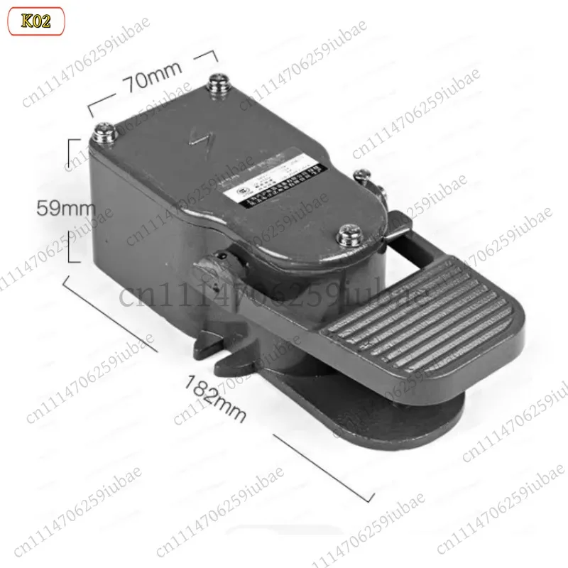 df df 4.7K 10K Ohm Resistance Potentiometer Foot Switch Variable Speed Control Pedal for Frequency Conversion Motor