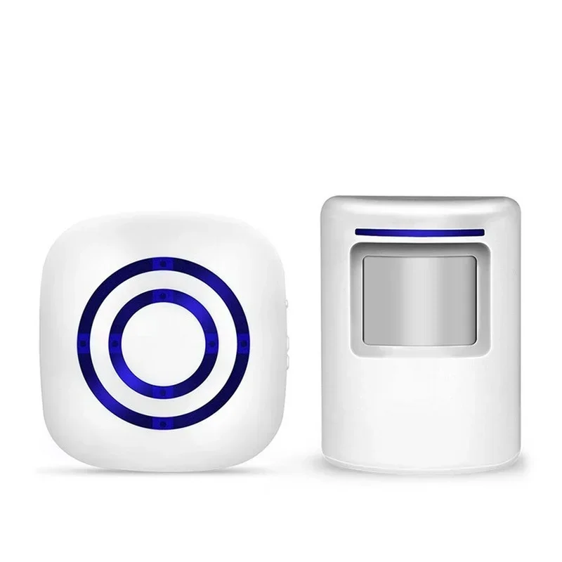 Waterproof Alarm Doorbell, Motion Sensor Induction, Wireless, Welcome Doorbell for Store and Bank, EU/US Plug