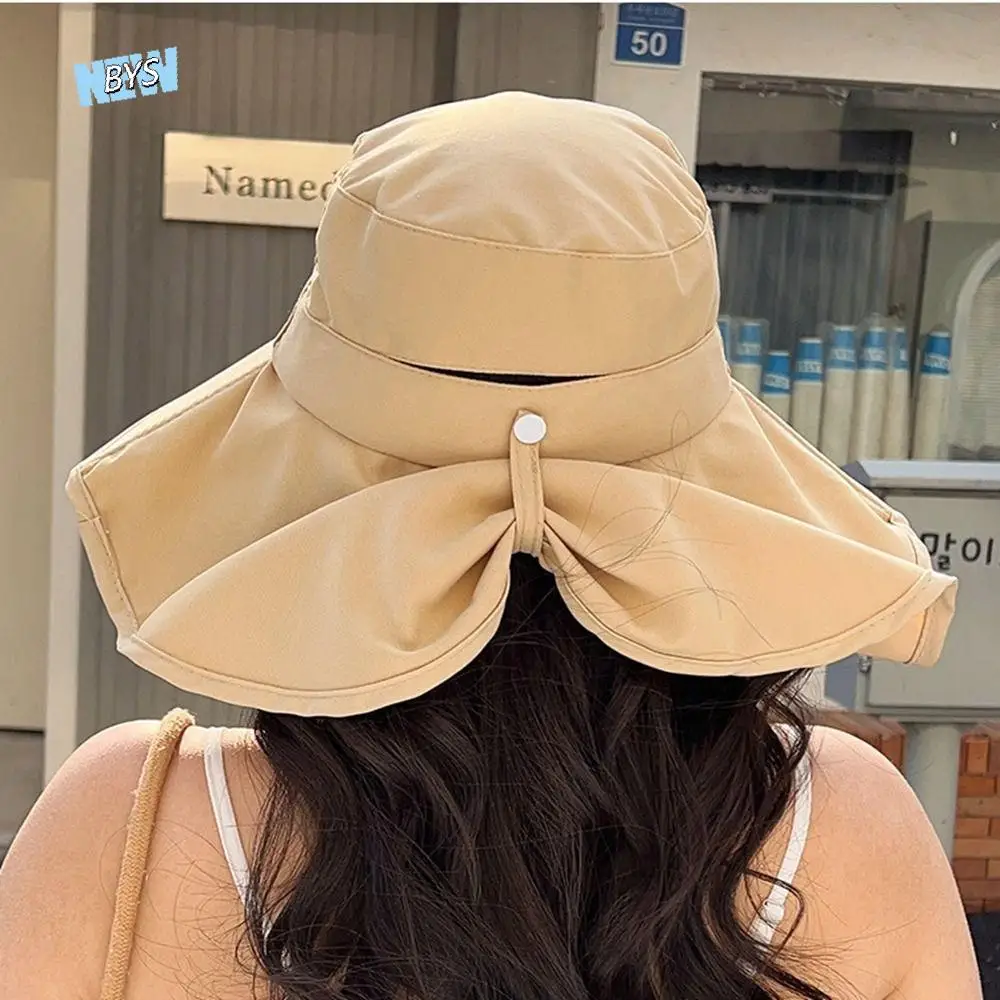 

Fashion Solid Color Mountaineering Hat Fisherman Hat Visor Cap Sunscreen Cap Korean Style Hiking Cap Hiking Bucket Hat Famale