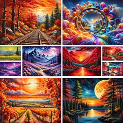 Landscape Fantasy Nature Paintings By Numbers Arts And Crafts For Adults Wall Art Personalized Gift Ideas Free Shipping 2024 NEW
