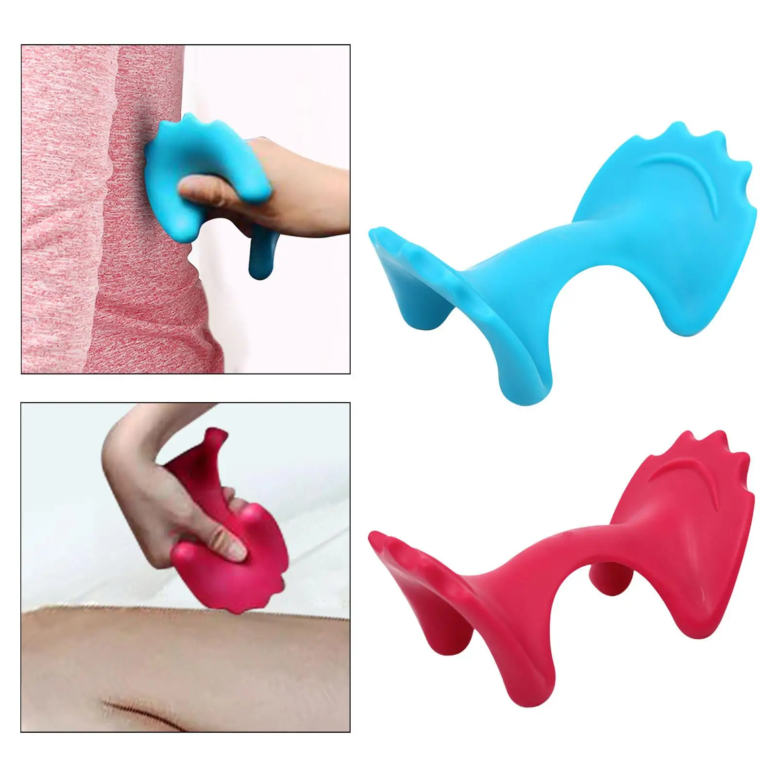

Neck and Back Massager Easy to Use Versatile Relaxer Hand Held Massage Tool Cervical Massager for Home Work Travel Rest Gym