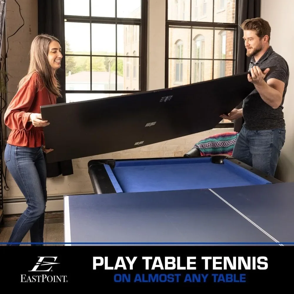 Décoration de table de ping-pong pliable à installation rapide, assemblage zéro nécessaire, portable pour n'importe quel espace, amusant pour les jeux de fête pour adultes et adolescents.