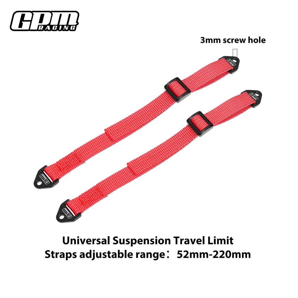 حزام حد السفر للتعليق الأمامي/الخلفي GPM لـ LOSI 1/8 LMT Baja Rey 1.0/2.0 UDR RBX Rock Rey