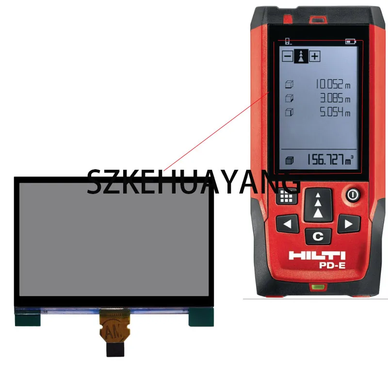 新しいオリジナル液晶画面-hilti-pd-e-レーザー距離計メーターディスプレイ画面の交換用