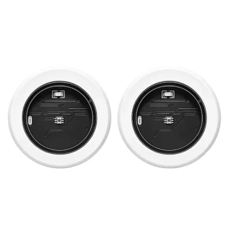 AS95-2Psc Tuya Zigbee 3.0 Mini Light Sensor 0-10000Lux Detector Battery Powered Voice Control For Alexa Google Assistant