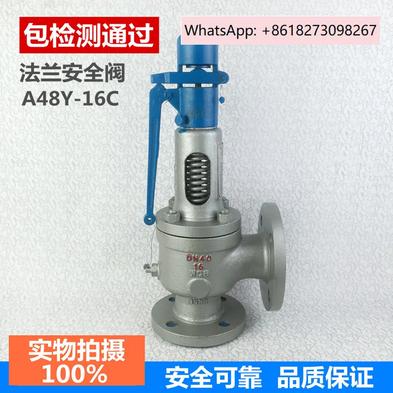 

South One Safety Valve A48Y-16C Cast Steel Spring Air Steam Flange Safety Relief Valve DN15 20 25