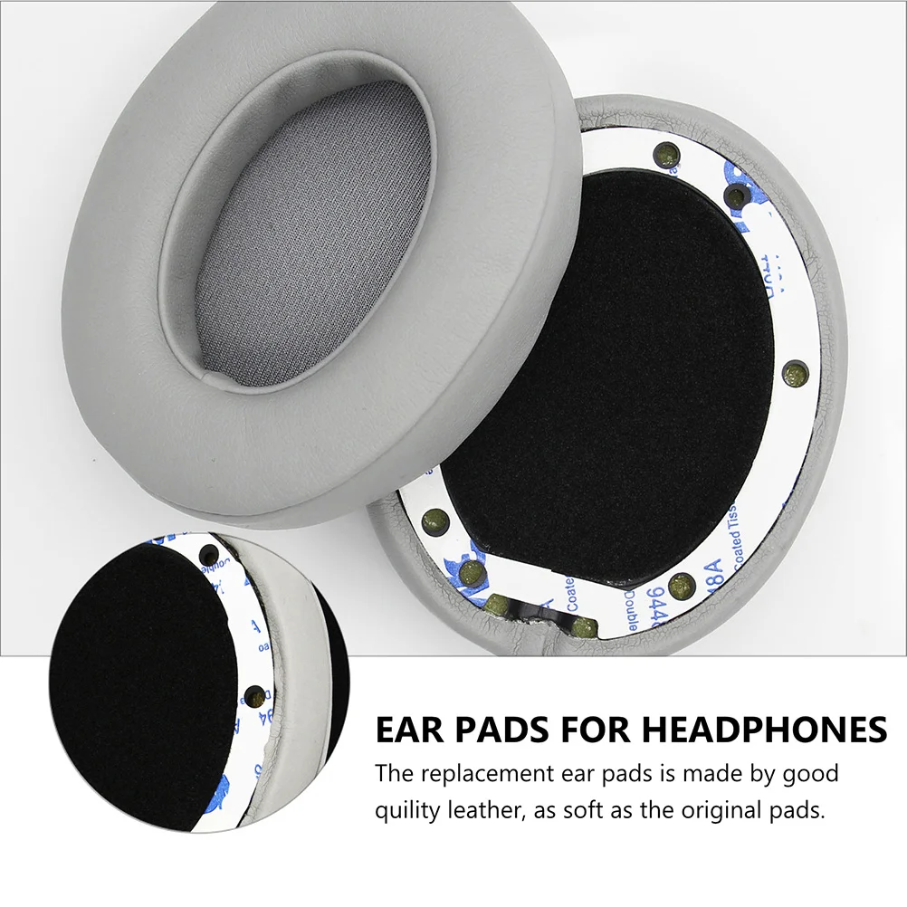 

2pcs 1 Pair Headphone Replacement Ear Pads Soft Comfortable Noise Isolating High Fidelity Audio Cushion For