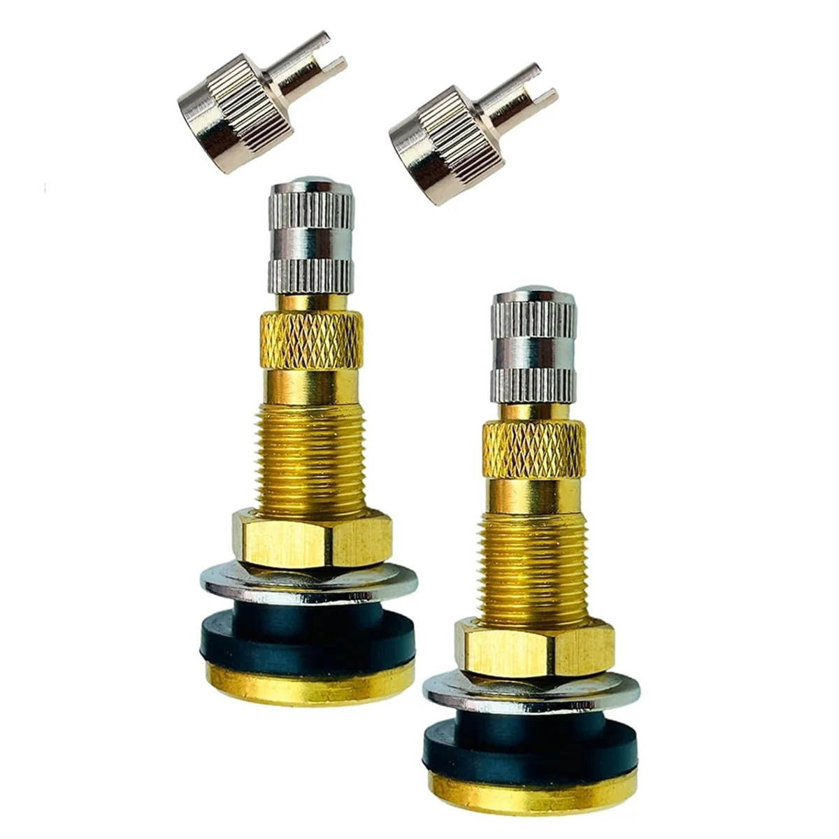 TR618A Tire Valve Stems,Tubeless Air Liquid Tractor Valve Stems for Tubeless Tires, Industrial Agricultural Wheels