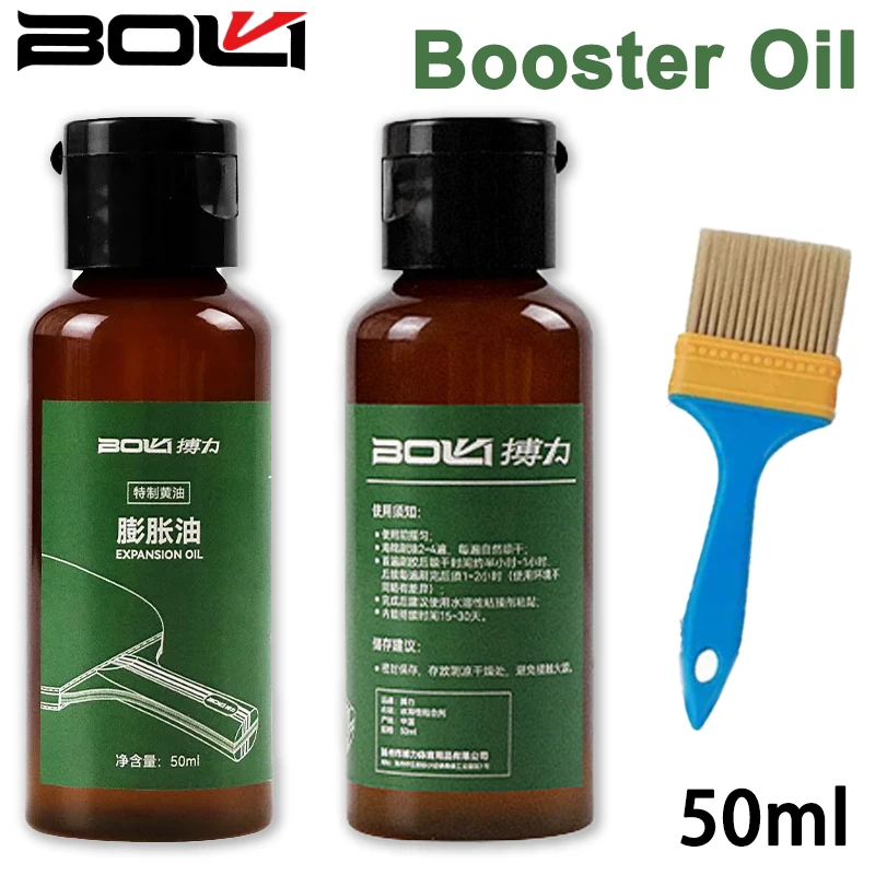 50ml Tafeltennisboosterolie voor het vergroten van de elasticiteit van rubberen spons Tafeltennisrubber Oplosbaarheid Booster Uitbreidingsolie