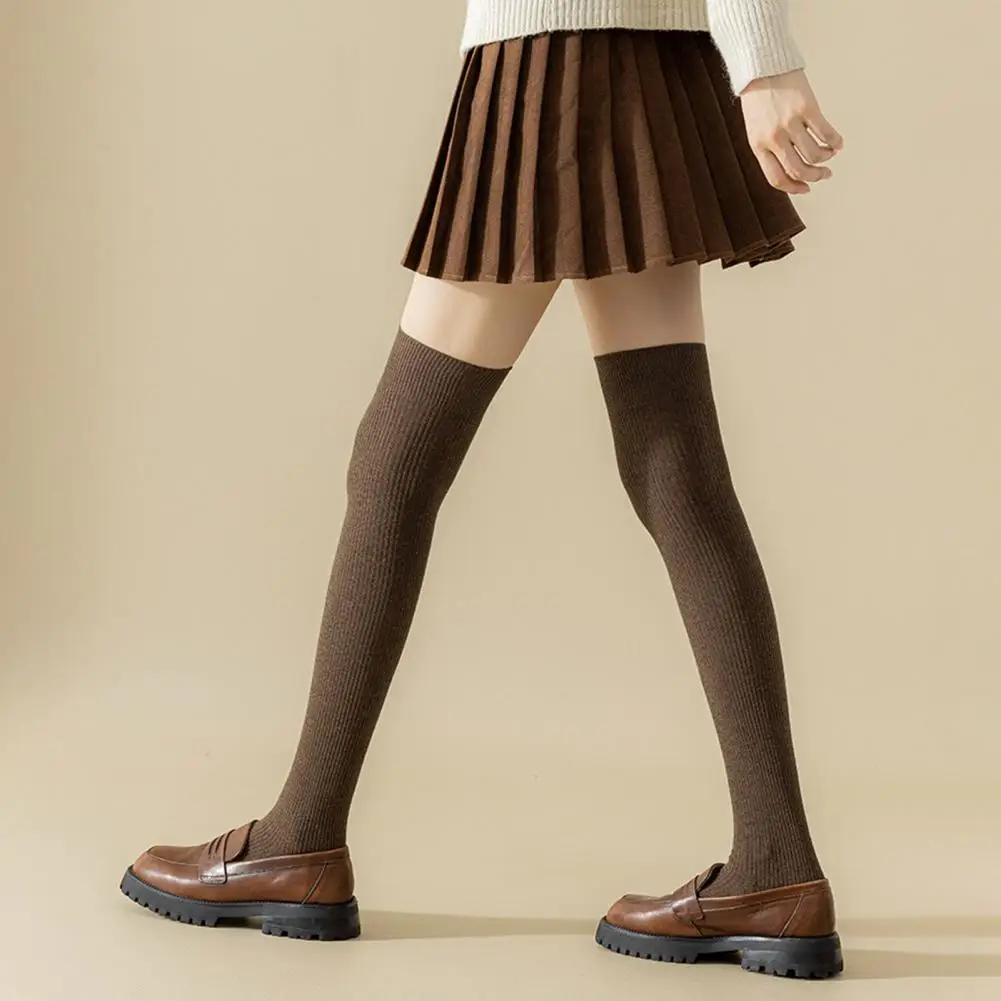 

Women Thigh High Socks Extra Long Over The Knee Socks Thick Cotton Knit Boot Stockings Winter Leg Warmers Ножки