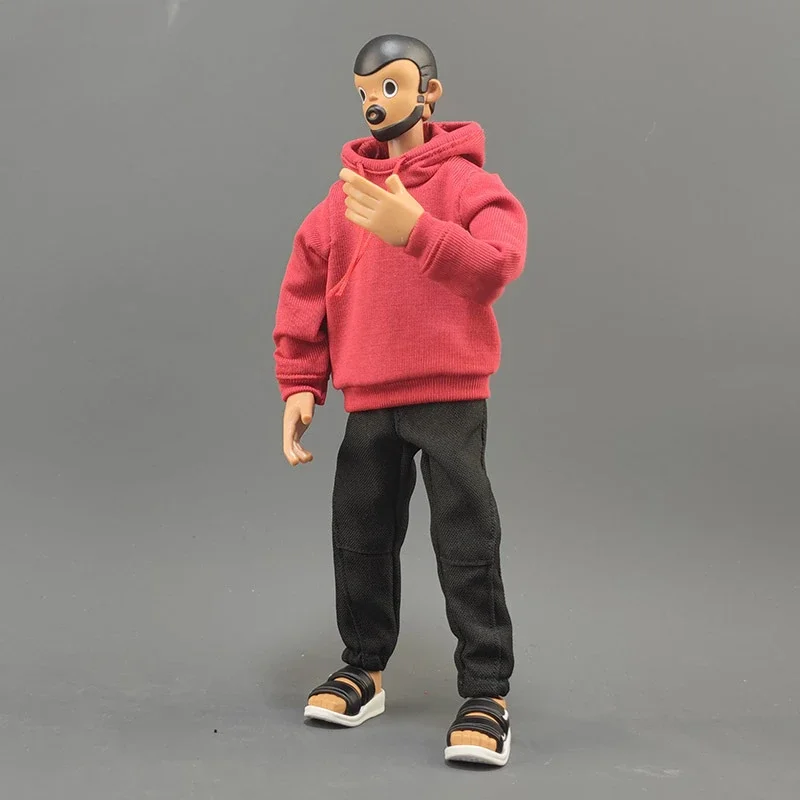 COME4ARTS 1/10 Scale Male Soldier Trend Sports Hooded Sweatshirt Hoodie Clothes Model for 7in Action Figures Body Doll