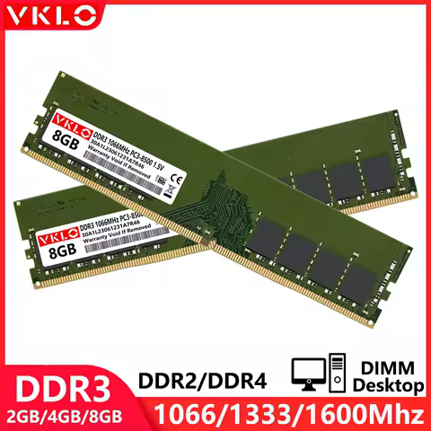 DDR4 DDR3 4GB 8GB 16GB Desktop Memory Ram PC3 1066 1333 1600 1866Mhz 1.5V PC4 17000 19200 21300 1.2V Non-ECC DIMM Memories Ram