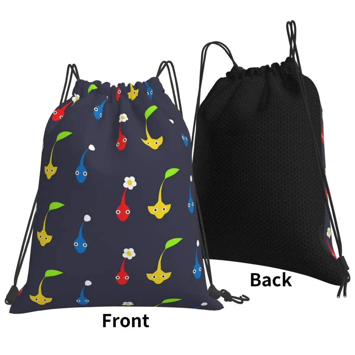 Backpacks Casual Drawstring Bundle Pocket Shoes Bag Book Bags for Man Woman Students