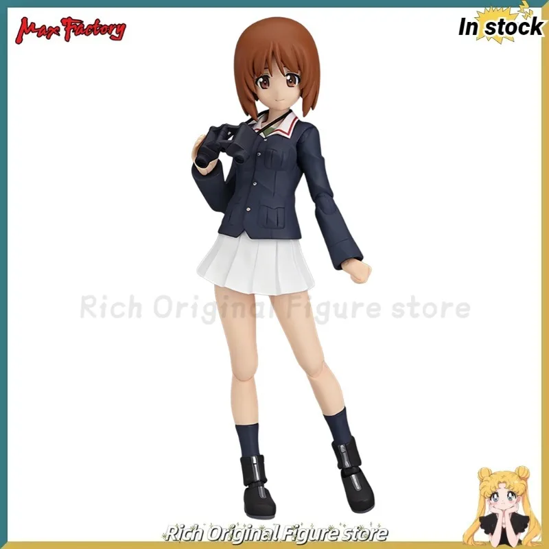 

【In Stock】Original Max Factory Figma#211 GIRLS Und PANZER Final Chapter Nishisumi Maho Anime 1/12 Action Figure Model Toys