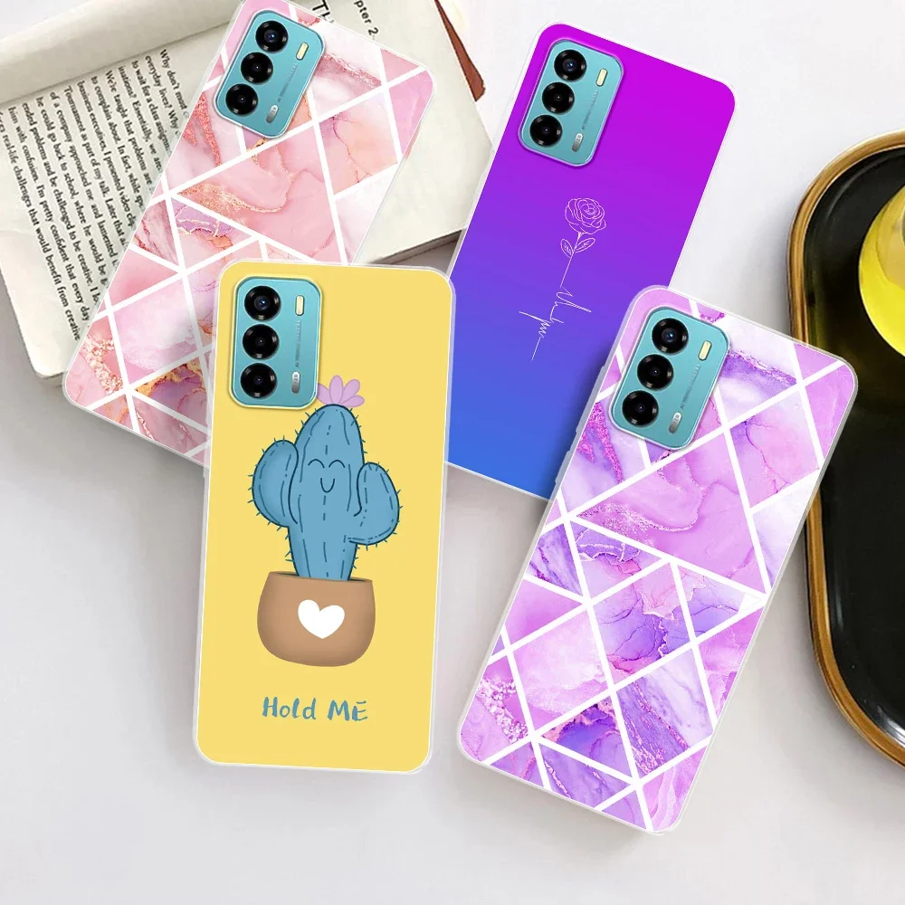 Para ZTE Blade V40 Vita Funda transparente de silicona suave para ZTE Blade V30 Vita /V2020 Vita Coque o ZTE Blade V41 Funda inteligente