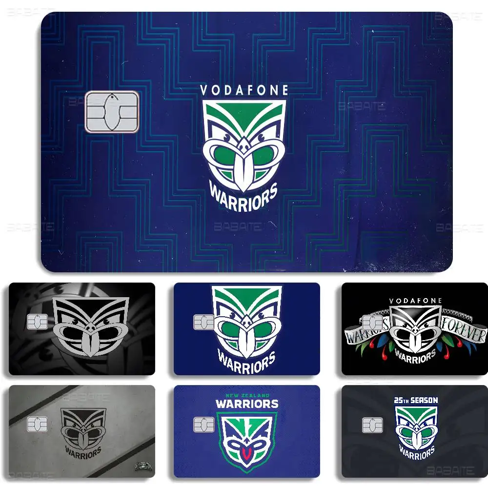 New Zealand Auckland Warriors Game Film Cover Sticker Case for Small Chip Credit Debit Card Front Side