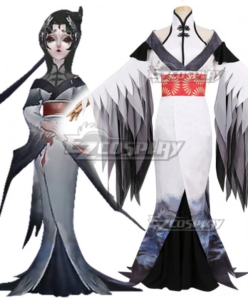 Identity V Geisha Michiko Manchurian Crane Halloween Women Uniforms Clothes Suits Dresses Party Christmas Cosplay Costume E001