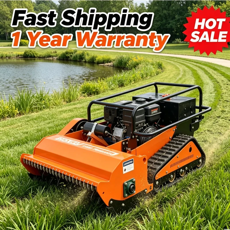 Customized Site Adaptable Lawn Mower Robot Self Propelled Lawn Mower For Mountain Forest Belt Weed Eradication Undergrowth Work