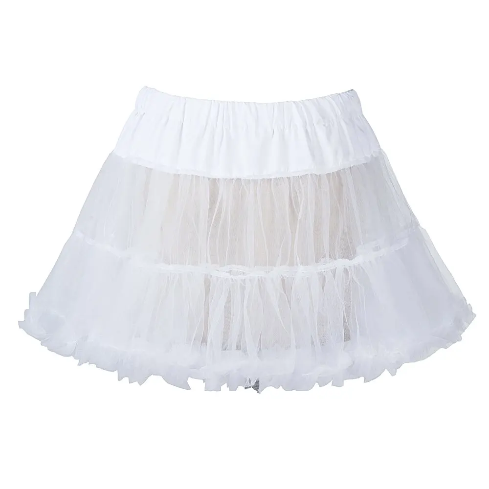 Ropa interior Retro de los años 50, enagua, tutú de Rock, negro y blanco, 2023