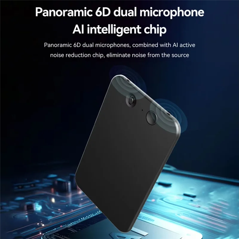 A37T-مسجل صوت جهاز ترجمة اللغة للحد من الضوضاء الصوت الإملاء 64 جيجابايت