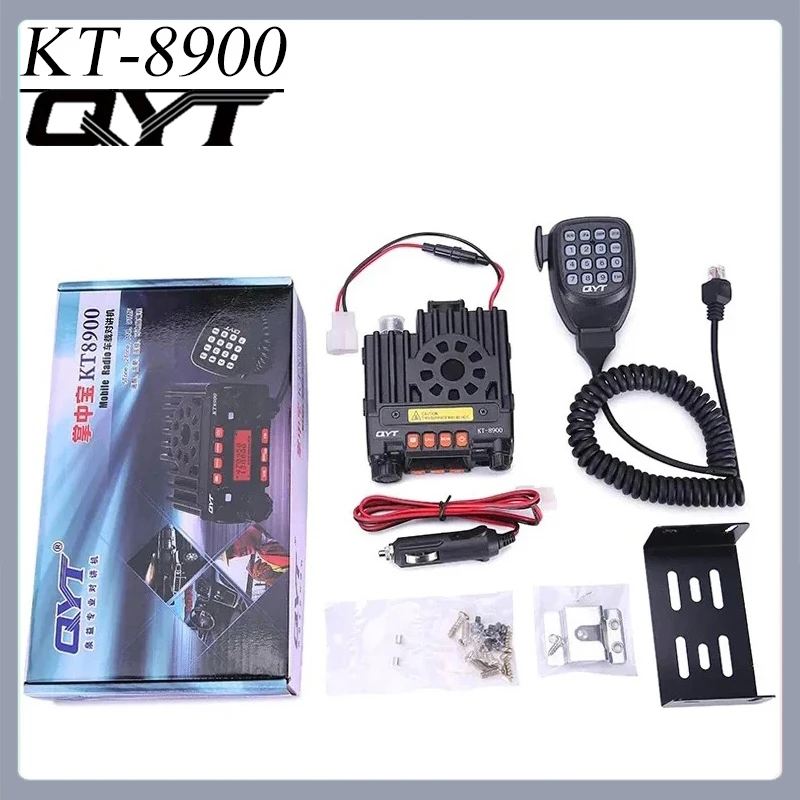 QYT KT8900 Mini Mobile Radio VHF UHF Up to25W Power Car Radio HAM Amateur Commercial Public Taxi Intercom Wireless Communication