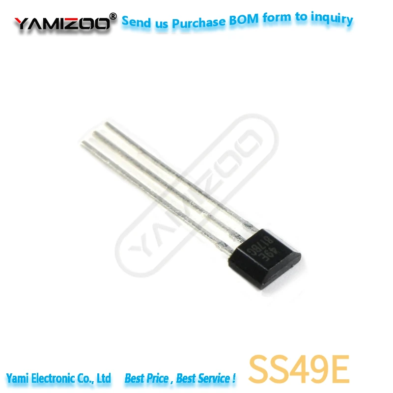 100 Stück 49E Hall Element OH49E SS49E Hall Sensor Hall Effect Sensor Neu – Detail 1