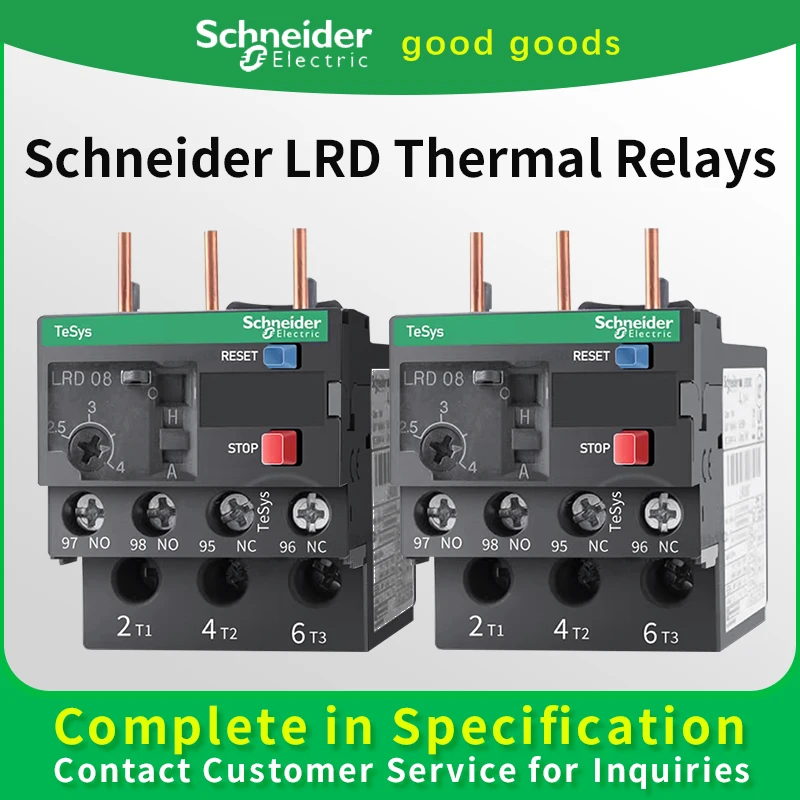 Schneider Electric LRD Series Thermal Overload Relays 1/2/3/4/5/6/7/8/10/12/14/16/21/22/32/35C