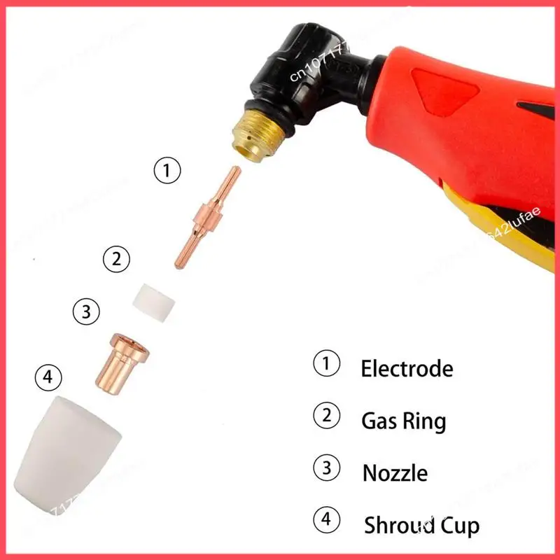 

B52C 120PCS Extended PT-31 Plasma Cutter Consumables,PT31 Plasma Torch Cutting Consumables