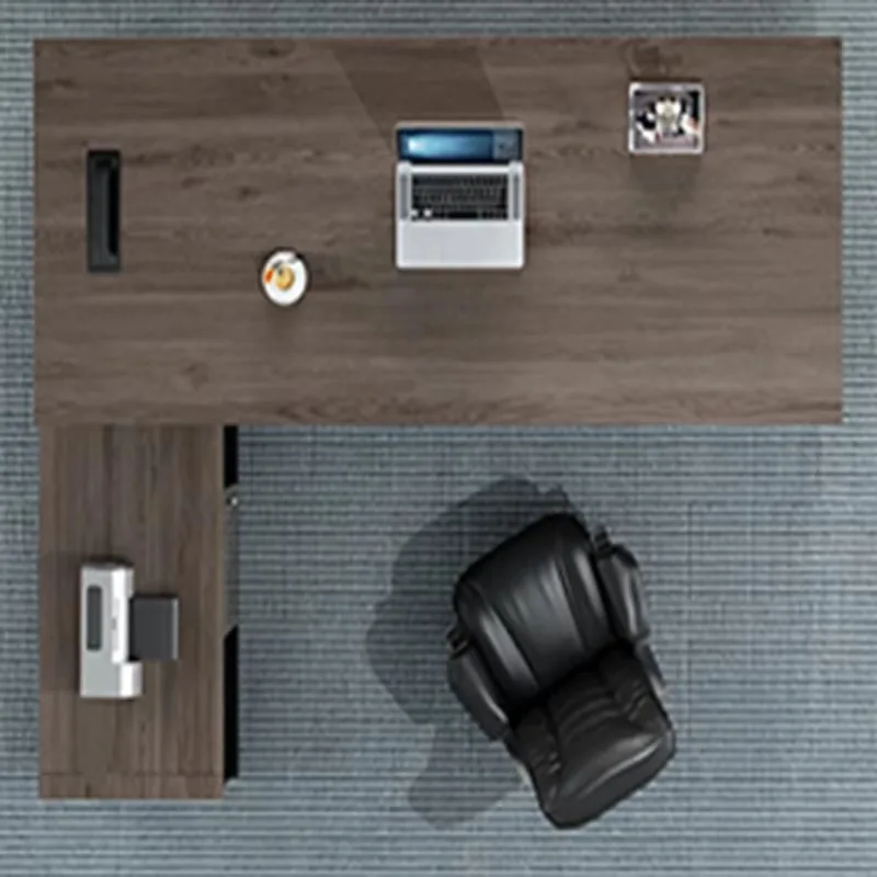 مكتب مكتب خارجي تجاري الحد الأدنى الصناعية الرخيصة مكتب مكتب فاخر محطة داخلية ميسا Escritorio الأثاث الحديث #4