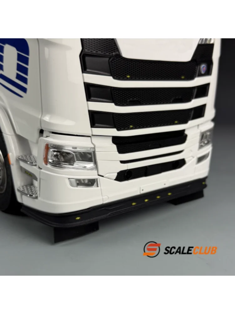 バンパースポイラーフェンダーライト付きタミヤ 1/14 RC トラックスカニア 770s 1:14 トラクタートレーラー DIY パーツ