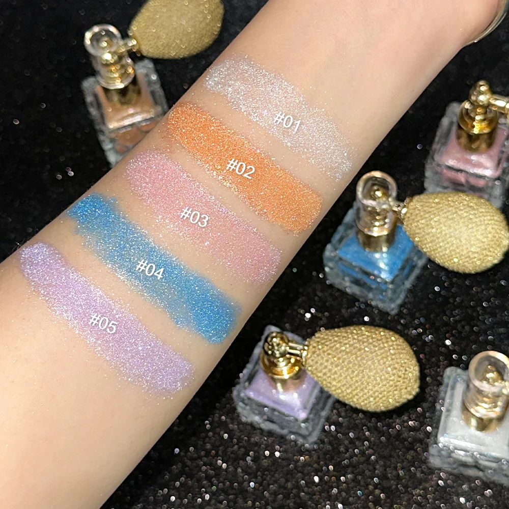 Hair Highlighting Shimmering Powder Brightening Micro-Shimmer Highlighting for Body  No-Pressure Air Cushion Spray Powder Women'