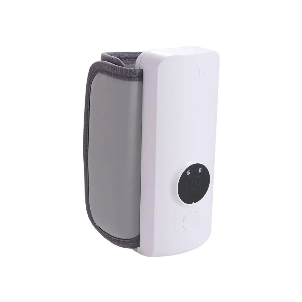 

USB перезаряжаемый подогреватель детских бутылочек, регулировка температуры, 6 уровней, подогреватель молока, изолированный рукав с дисплеем температуры