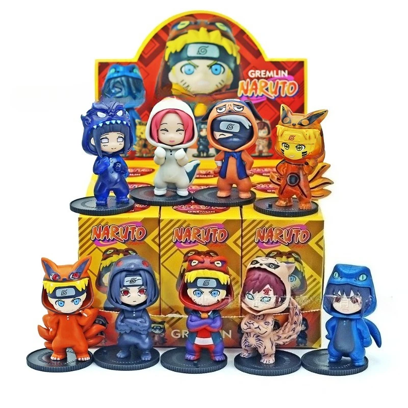 

Новый костюм куклы Tide Play, потому что psychic Наруто серии Наруто Какаши Q версия мультяшной глухой коробки украшений ручной работы.