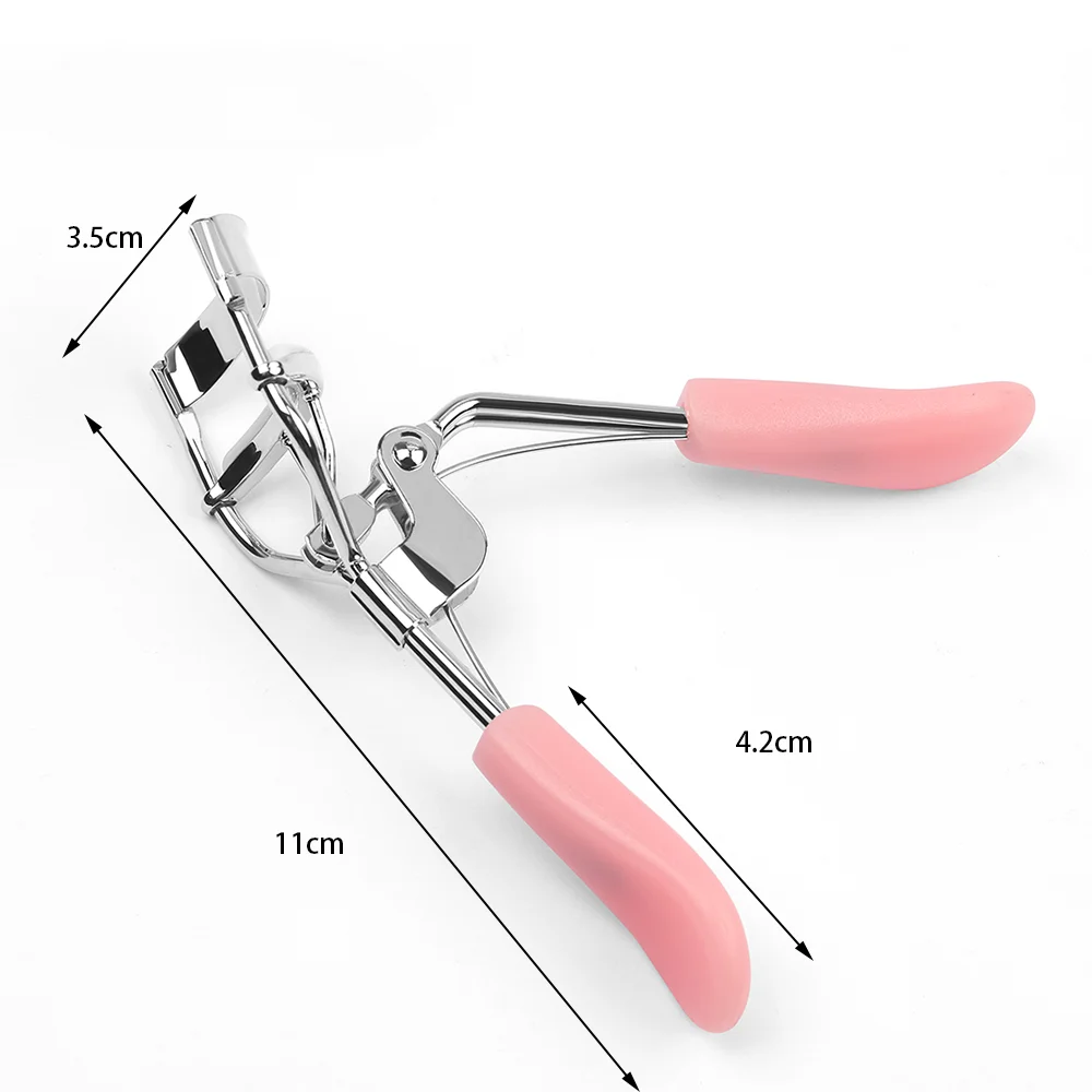 Wholesale 1Pc  Makeup Eyelash Curler Beauty Tools Lady Women Nature Style Cute Eyelash Handle Curl Eye Lash Curler random color