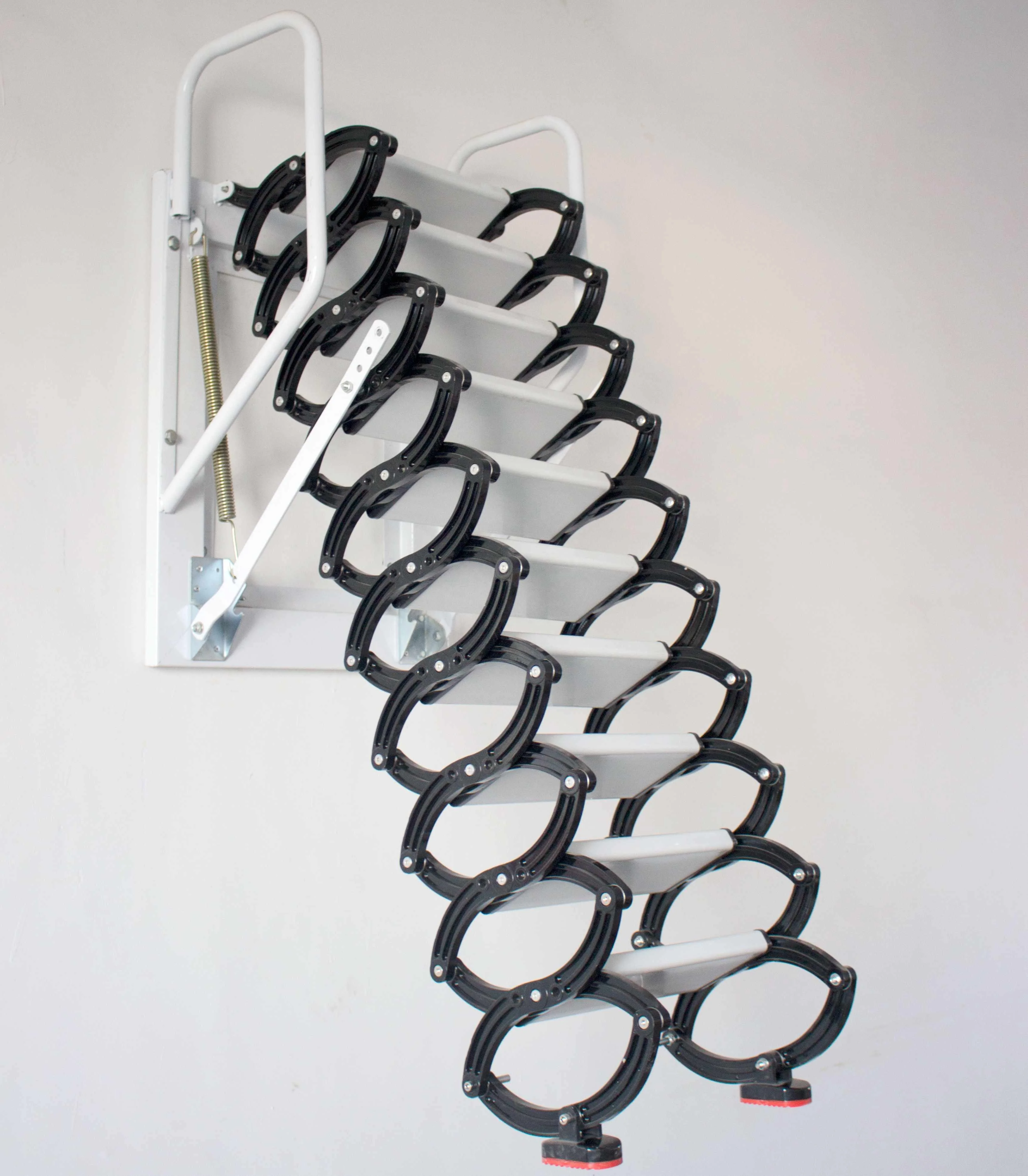 Modern Telescopic Attic Wall Access Hanging Retractable Extension Ladder Stairs