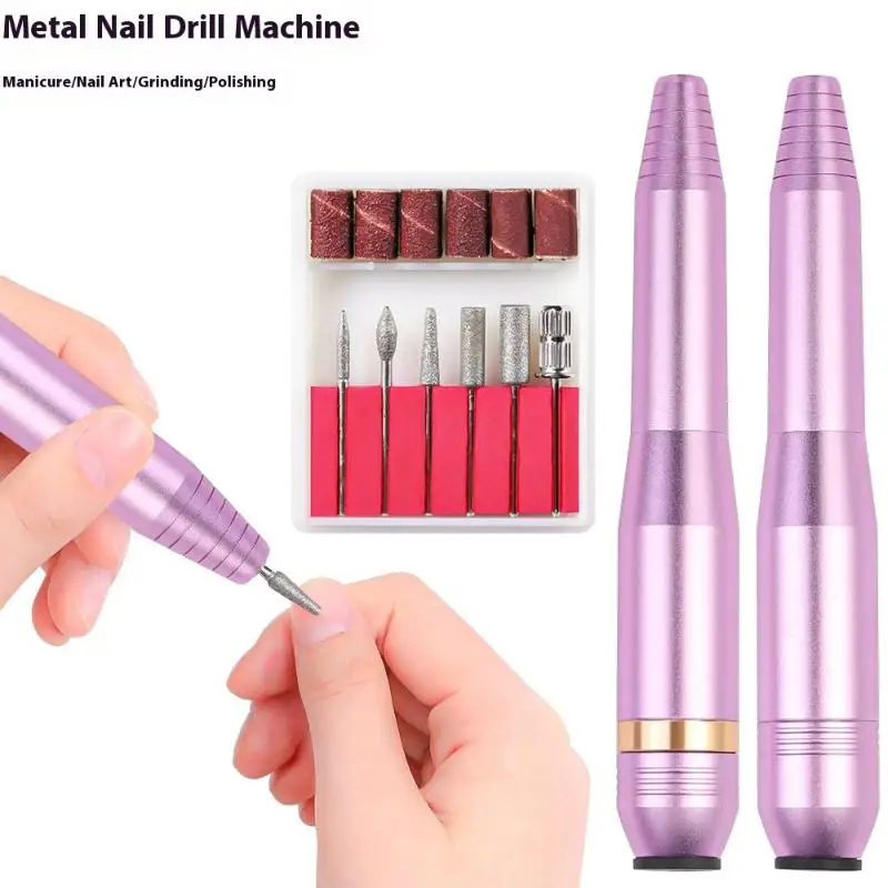 16000RPM Professional Electric Nail Drill Machine High Speed Nail Sander For Manicure Milling Cutter Set Gel Polish Remover Tool