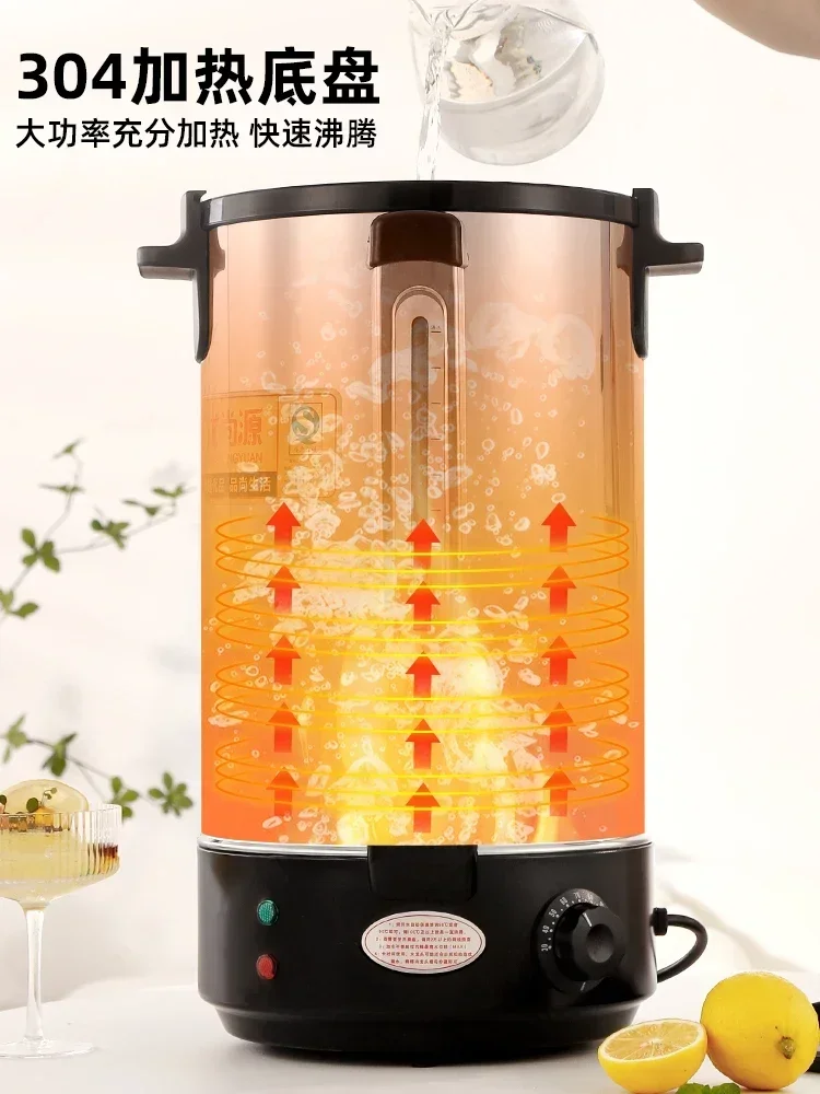 ถังต้มไฟฟ้า ถังต้มความจุขนาดใหญ่เชิงพาณิชย์ใหม่ ถังเก็บน้ําร้อนสแตนเลส หม้อต้มน้ํา