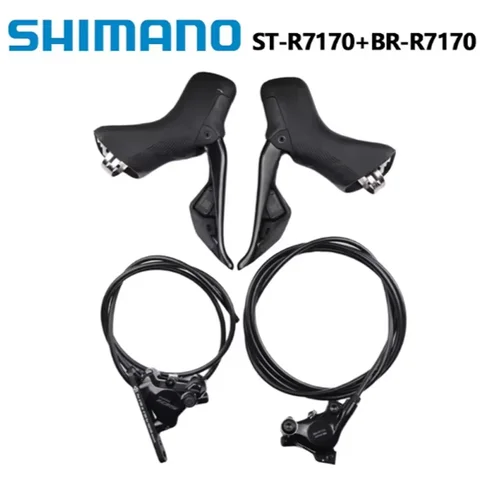 Imagen 2 del producto Shimano 105 R7170 grupo de piezas electrónicas FD R7150 2x12s RD-R7150 batería DN300 bicicleta de carretera Di2 R7170 L05A K05S juego pequeño