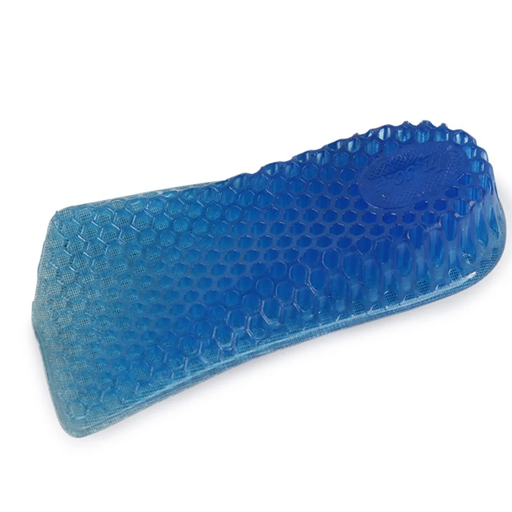 

Silicone Honeycomb Insoles Shock Absorption Healthy Invisible Heel Pads Height Increase Lift Mat One Size Fits