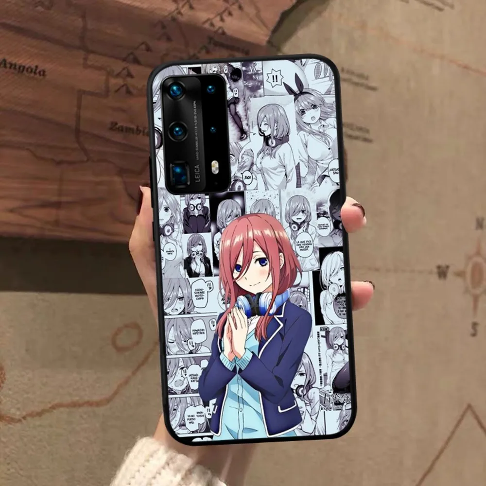 Nakano miku Anime Phone Case For Huawei P 8 9 10 20 30 40 50 Pro Lite Psmart Honor 10 lite 70 Mate 20lite