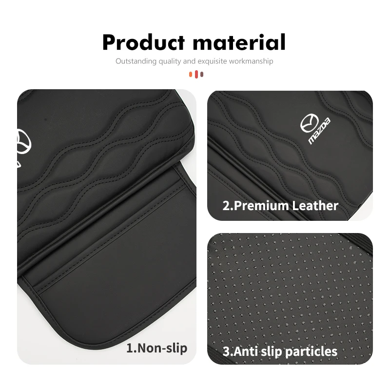 Car Handbox Heightening Central Armrest Protective Elbow Pad For Mazda Atenza Demio CX3 CX5 CX7 CX30 MX3 MX5 Speed MPE MS