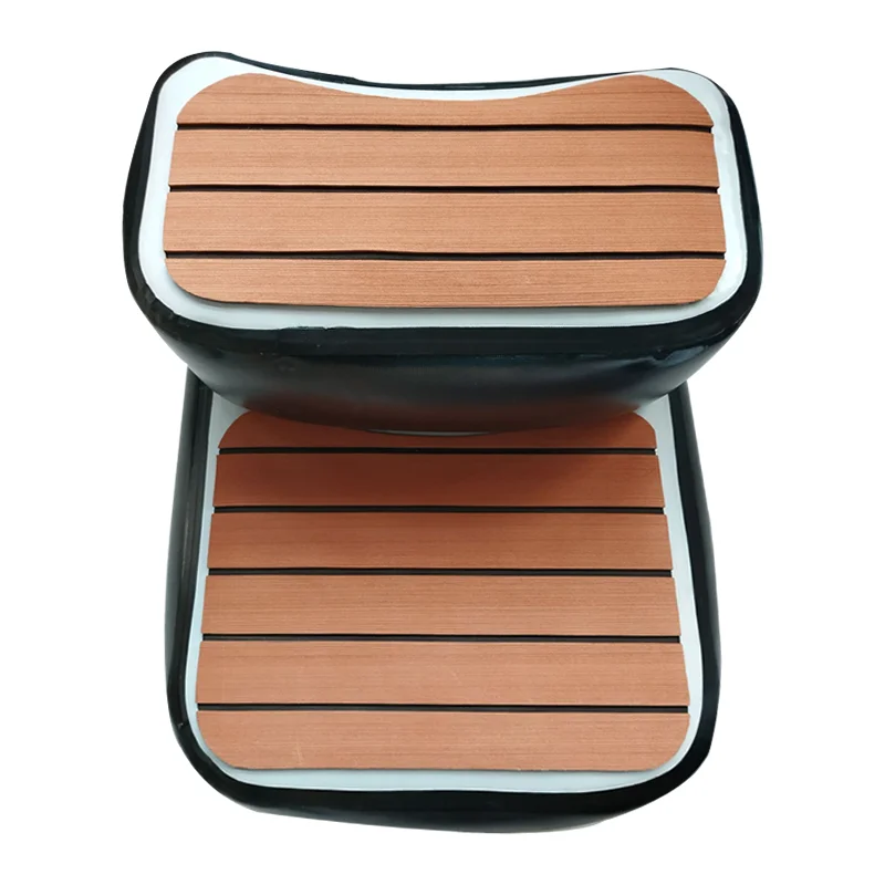 أفضل ملحقات حوض الاستحمام البارد المحمولة من ICEGALAX، درج قابل للنفخ قابل للطي مع خطوات إيفا قابلة للنفخ مضادة للانزلاق #4