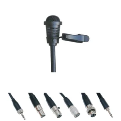ME4 cardioid lavalier microphone designed for use in Sennheiser AKG Shure Wireless Pocket emitter with mini 3Pin 4Pin 3.5mm Jack