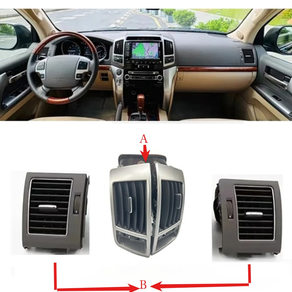 

Автомобильный кондиционер, розетка для свежего воздуха, гриль для Toyota Land Cruiser 200 LC200 2008 2009 2010-2015