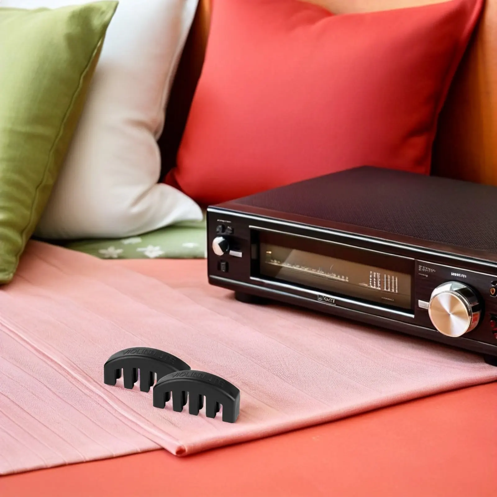 

5pcs Violin Practice Mute Rubber Claw Style Sound Muffler For 4/4 3/4 1/2 Violin Quiet Practice Training Accessory Tool