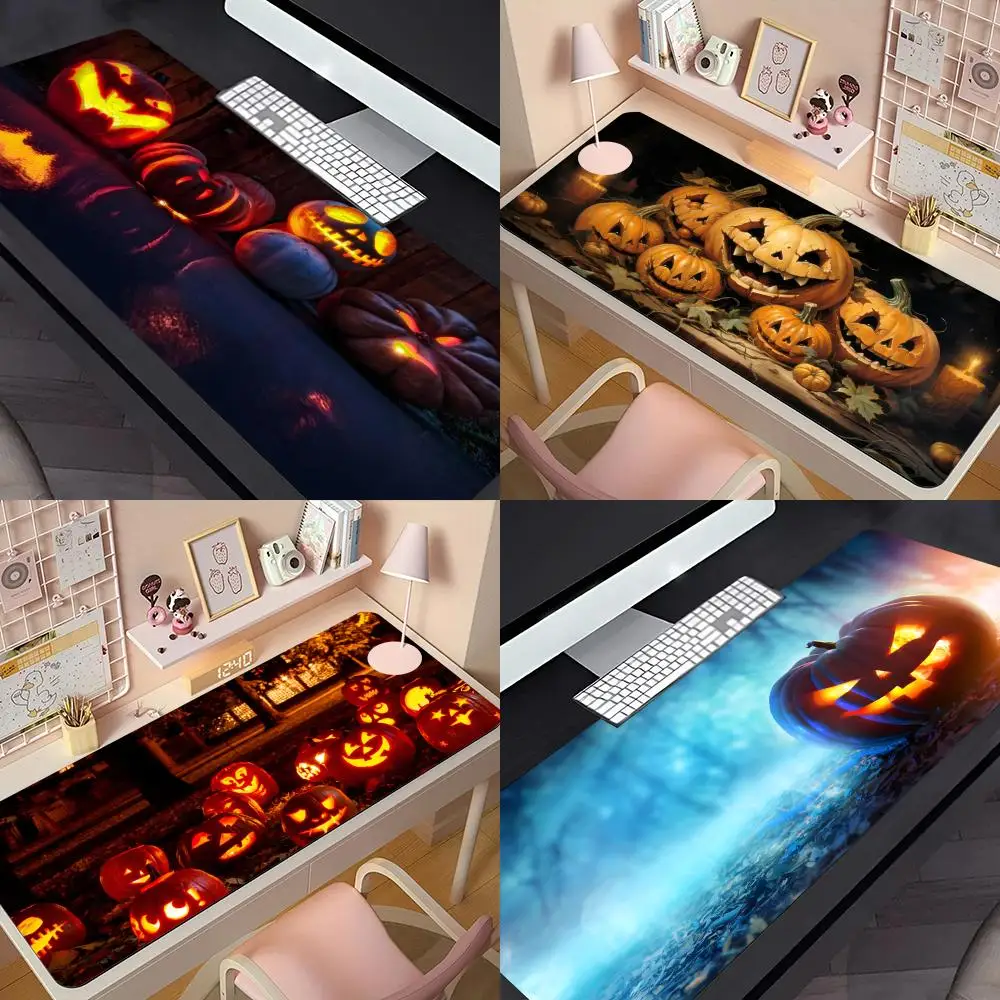 Halloween Pumpkins Mouse Pad Anime Game Mouse Pad Computer Desk Pad Office Carpet Laptop Mouse Pad