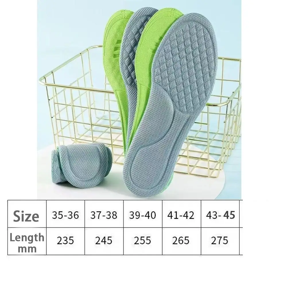 3 คู่เมมโมรี่โฟมกีฬาแผ่นรองรองเท้าระงับกลิ่นกายการดูดซึมเหงื่อออร์โทพีดิกส์พื้นรองเท้ากันลื่นระบายอากาศได้ดีรองเท้ารองเท้าผ้าใบเบาะกีฬา