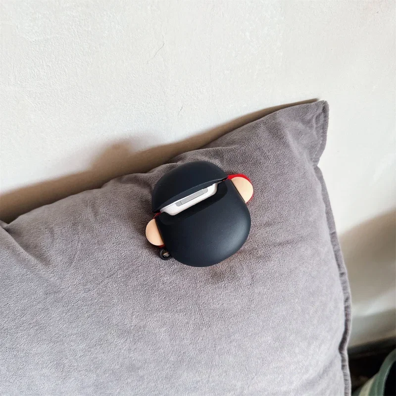 Bluetoothヘッドセット用の3D漫画ケース,充電ボックス,保護カバー,Airpod Pro 1,2,3,4