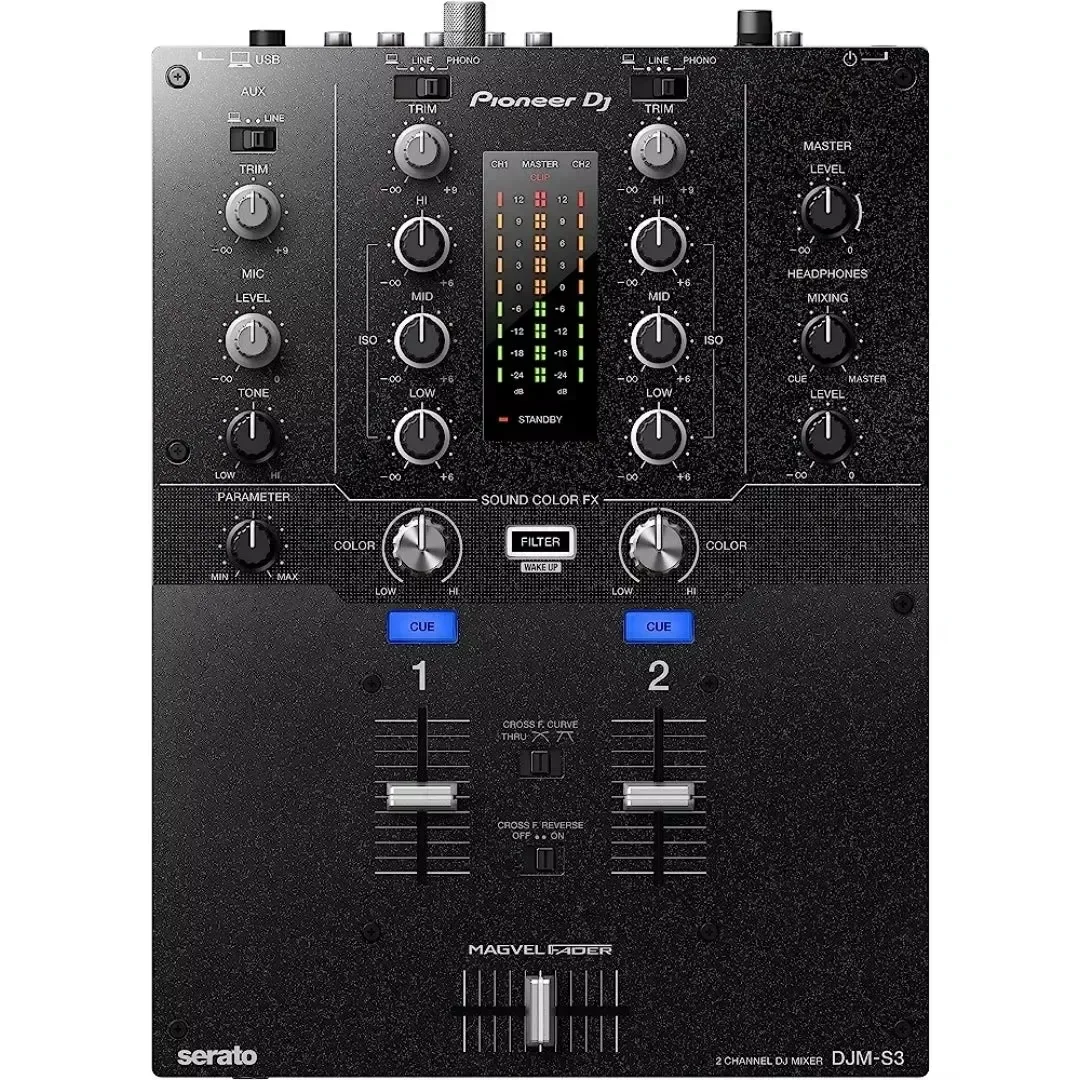 

100% Best Deal on Pioneer DJM-S3 2-Channel Mixer for Serato DJ Pro
